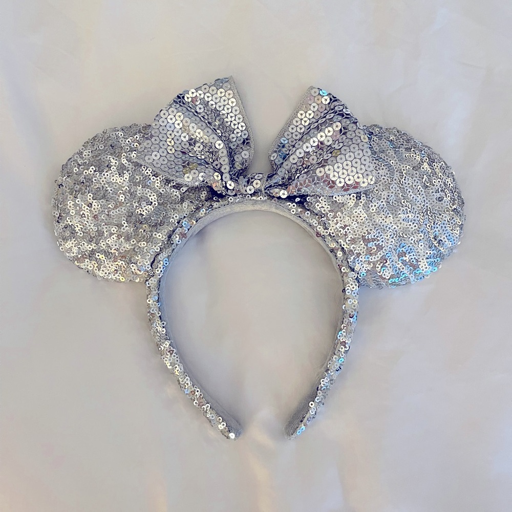 Silver Mickey Disney Ears